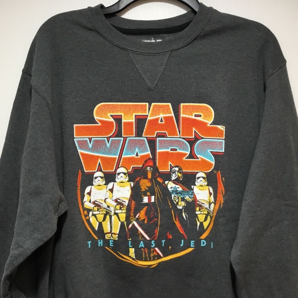 Star Wars The Last Jedi Men’s Crew Sweatshirt NWT - Picture 5 of 5